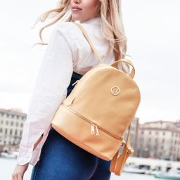 TL Bag Soft Leather Backpack Light Blue TL142280