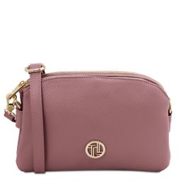 Lily Bolso en Piel Suave con Bandolera Lila TL142375