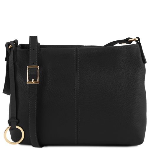 TL Bag Sac Bandoulière en Cuir Souple Noir TL141720