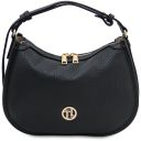 Hoblò Borsa a Mano in Pelle Morbida Nero TL142563