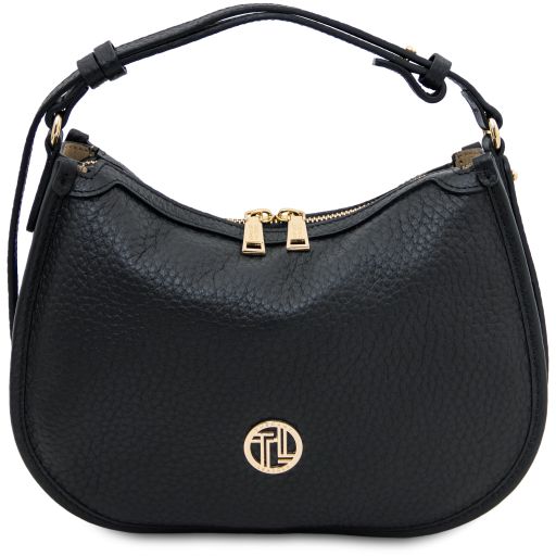 Hoblò Borsa a Mano in Pelle Morbida Nero TL142563