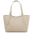 Libra Schultertasche aus Leder Beige TL142580
