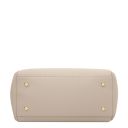 Libra Borsa a Spalla in Pelle Beige TL142580