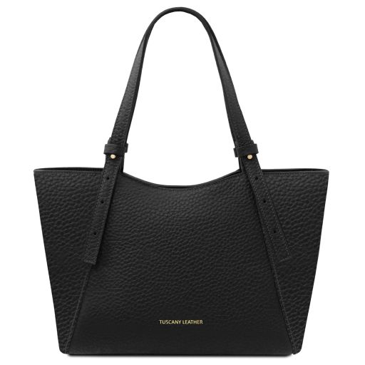 Libra Borsa a Spalla in Pelle Nero TL142580