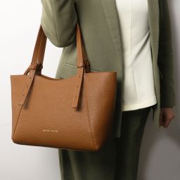 Libra Borsa al Hombro en Piel Beige TL142580