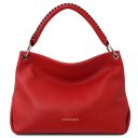 TL Bag Borsa al Hombro en Piel Suave Rojo Lipstick TL142087