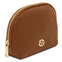 Vera Trousse in Pelle Morbida Cognac TL142438