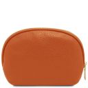Vera Kosmetiktasche aus Weichem Leder Orange TL142438