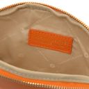 Vera Kosmetiktasche aus Weichem Leder Orange TL142438