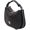 Hoblò Borsa a Mano in Pelle Morbida Nero TL142563