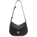 Hoblò Borsa a Mano in Pelle Morbida Nero TL142563