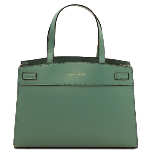 Musa Leather Handbag Mint Green TL142560