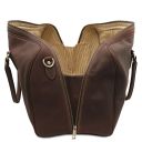 Lisbona Reiseledertasche - Gross Dunkelbraun TL142557