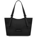 Libra Schultertasche aus Leder Schwarz TL142562