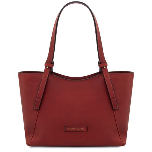 Libra Schultertasche aus Leder Rot TL142562