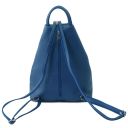 Shanghai Mochila en Piel Suave Denim TL141881
