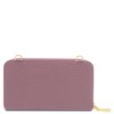 Urania Portefeuille/supporte Pour Téléphone en Cuir Avec Bandoulière Lilas TL142433