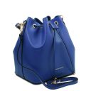 Vittoria Leather Bucket bag Синий TL141531