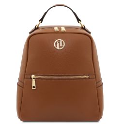 Prisma Soft Leather Backpack Коньяк TL142483
