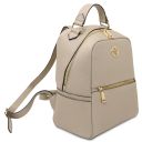 Prisma Rucksack aus Weichem Leder Hell Taupe TL142483