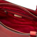 Libra Schultertasche aus Leder Rot TL142562