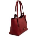 Libra Schultertasche aus Leder Rot TL142562