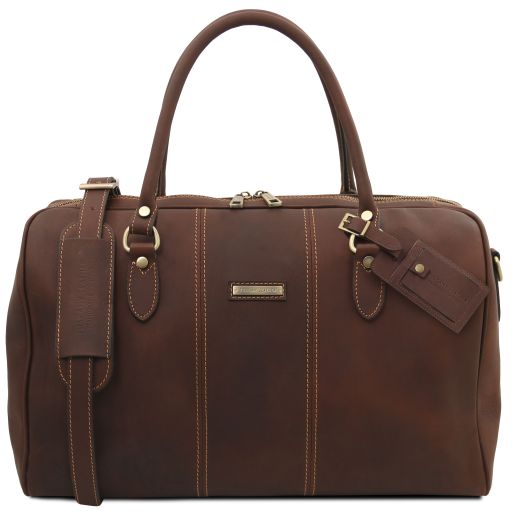 Lisbona Reiseledertasche - Klein Dunkelbraun TL142558