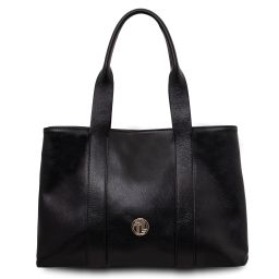 Callie Sac Bandoulière en Cuir Souple Noir TL142415