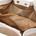 Soleil Shopping Tasche aus Raffia Weiß TL142567