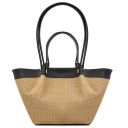 Soleil Raffia Shopping bag Black TL142567
