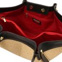 Soleil Raffia Shopping bag Black TL142567