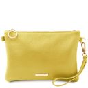 TL Bag Pochette in Pelle Morbida Giallo TL142029