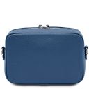 Cubetto Borsa a Tracolla in Pelle Denim TL142499