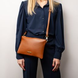 TL Bag Bolso Noche en Piel Suave Apricot TL142029