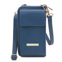 TL Bag Portafoglio/portacellulare in Pelle con Tracolla Denim TL142323