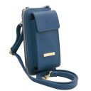 TL Bag Portafoglio/portacellulare in Pelle con Tracolla Denim TL142323