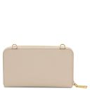 Urania Portafoglio/portacellulare in Pelle con Tracolla Beige TL142433