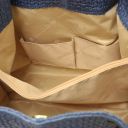 TL KeyLuck Bolso Shopping en Piel Imprimida Tejida Denim TL141573