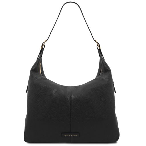 Plenia Borsa Shopping in Pelle Nero TL142569