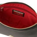 Parfait Clutch aus Leder Schwarz TL142559
