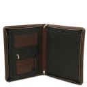 Tiberio Leather Document Case Dark Brown TL142556