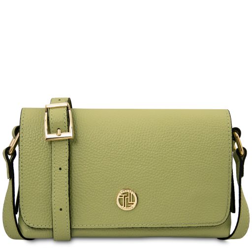 Biscuit Bolso en Piel Suave con Bandolera Lime TL142582