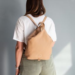 Dublin Soft Leather Backpack Карамель TL142501