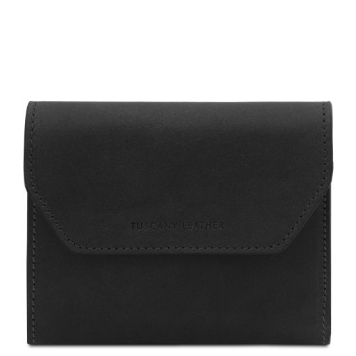 Elégant Portefeuille en Cuir Noir TL142603
