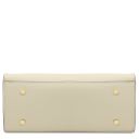 Origami Handtasche aus Leder Beige TL142507