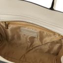 Origami Handtasche aus Leder Beige TL142507