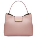 Clio Leather Secchiello bag Nude TL142356