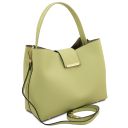 Clio Sac Secchiello en Cuir Lime TL142356