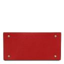 Formentera Bolso a Mano en Piel y Neceser en Piel Suave Rojo Lipstick TL142524