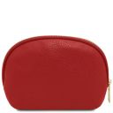 Formentera Bolso a Mano en Piel y Neceser en Piel Suave Rojo Lipstick TL142524